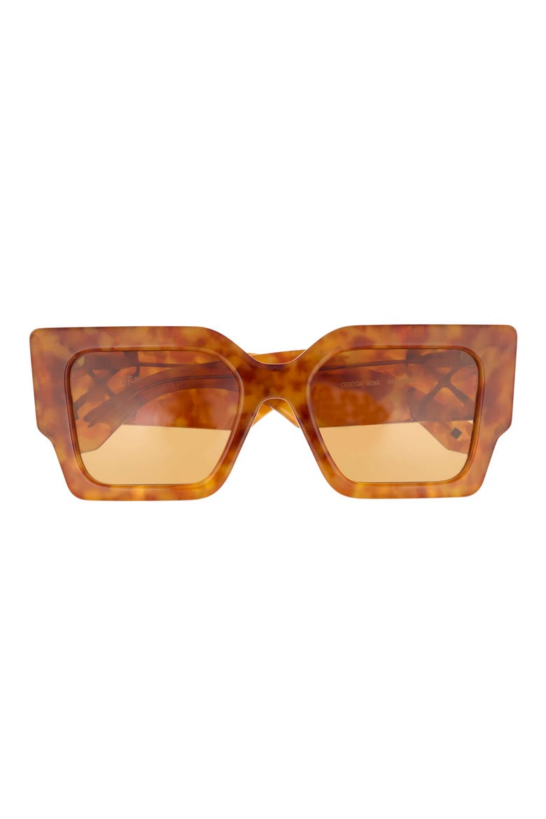 Catalina 55mm Square Sunglasses, Main, color, LIGHT HAVANA CAMEL