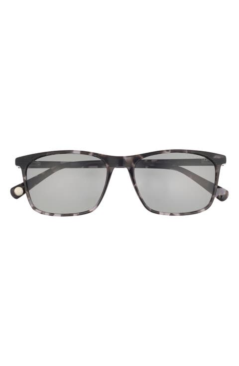 57mm Polarized Rectangular Sunglasses