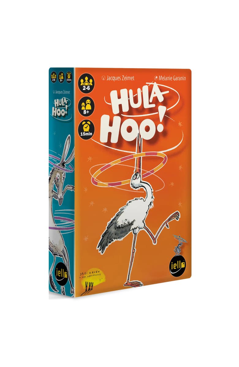 IELLO Hula Hoo Funny Party Game, Card Discarding, Animal Themed, Main, color, Multicolored