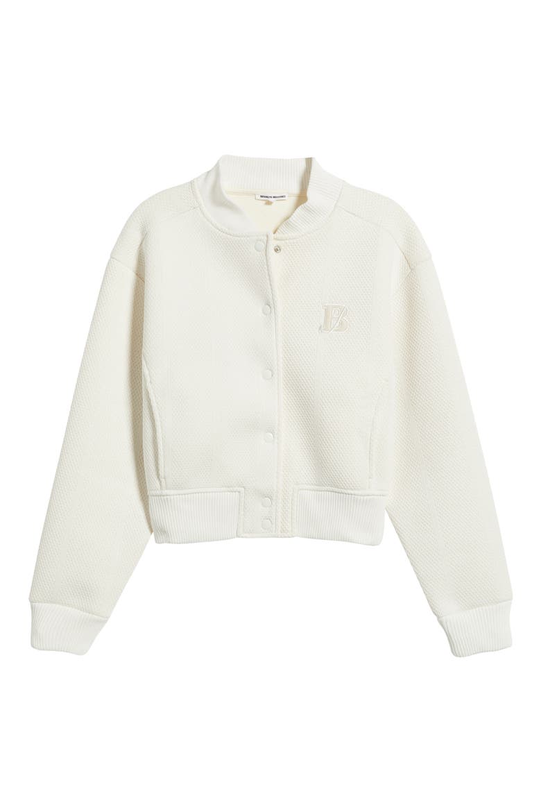Cotton Bomber Jacket, Alternate, color, ANTIQUE WHITE