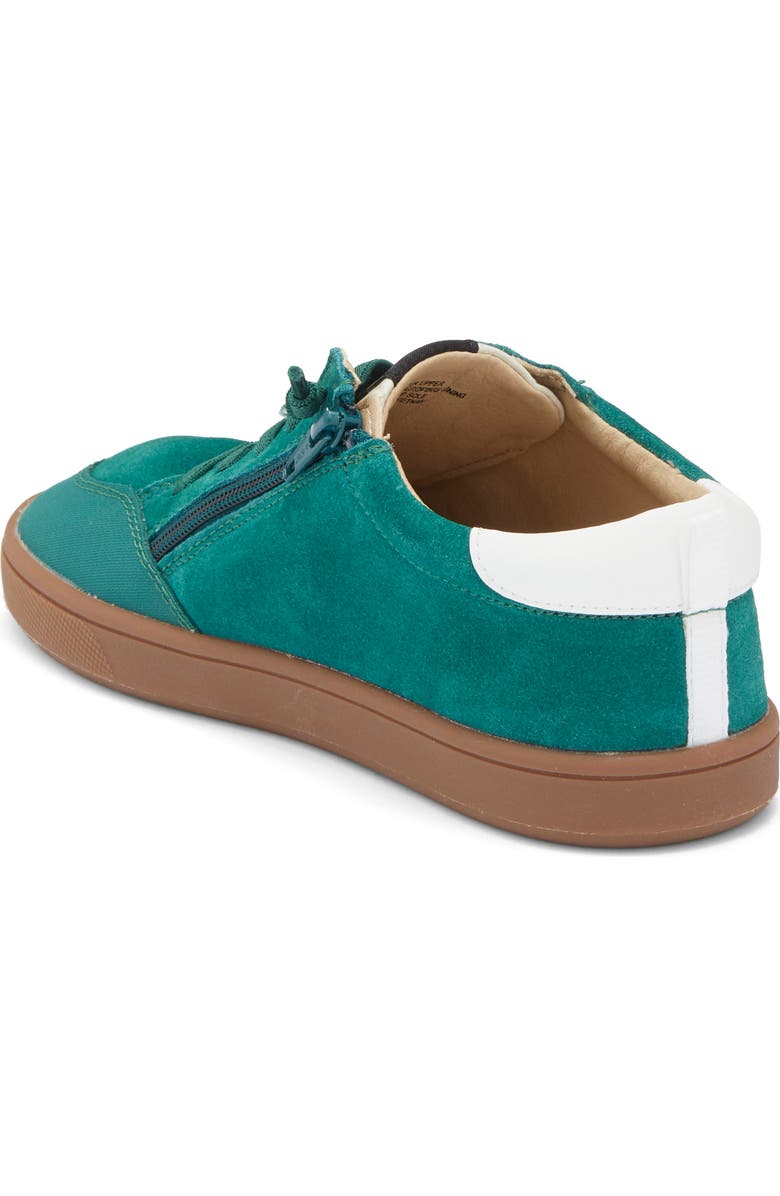 OLD SOLES Kids' Wos Runner Sneaker, Alternate, color, Emerald Suede / Snow