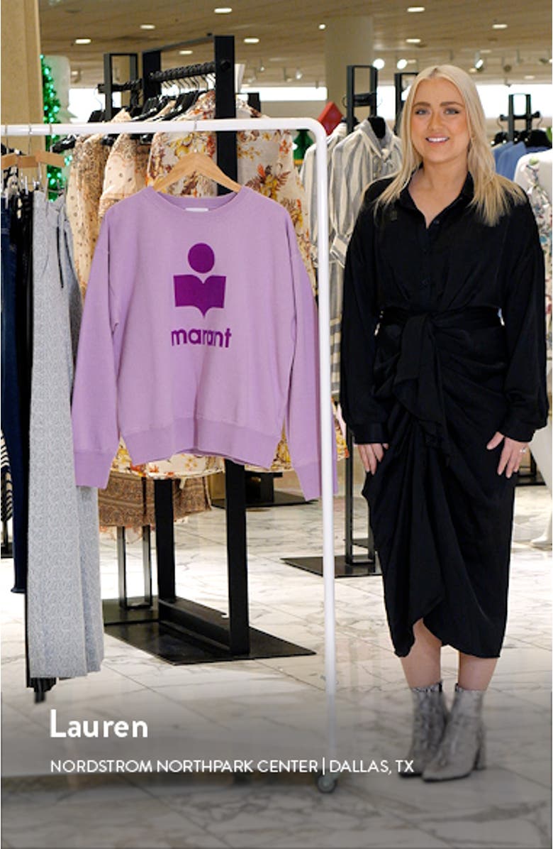 Mobyli Logo Cotton Sweatshirt, sales video thumbnail