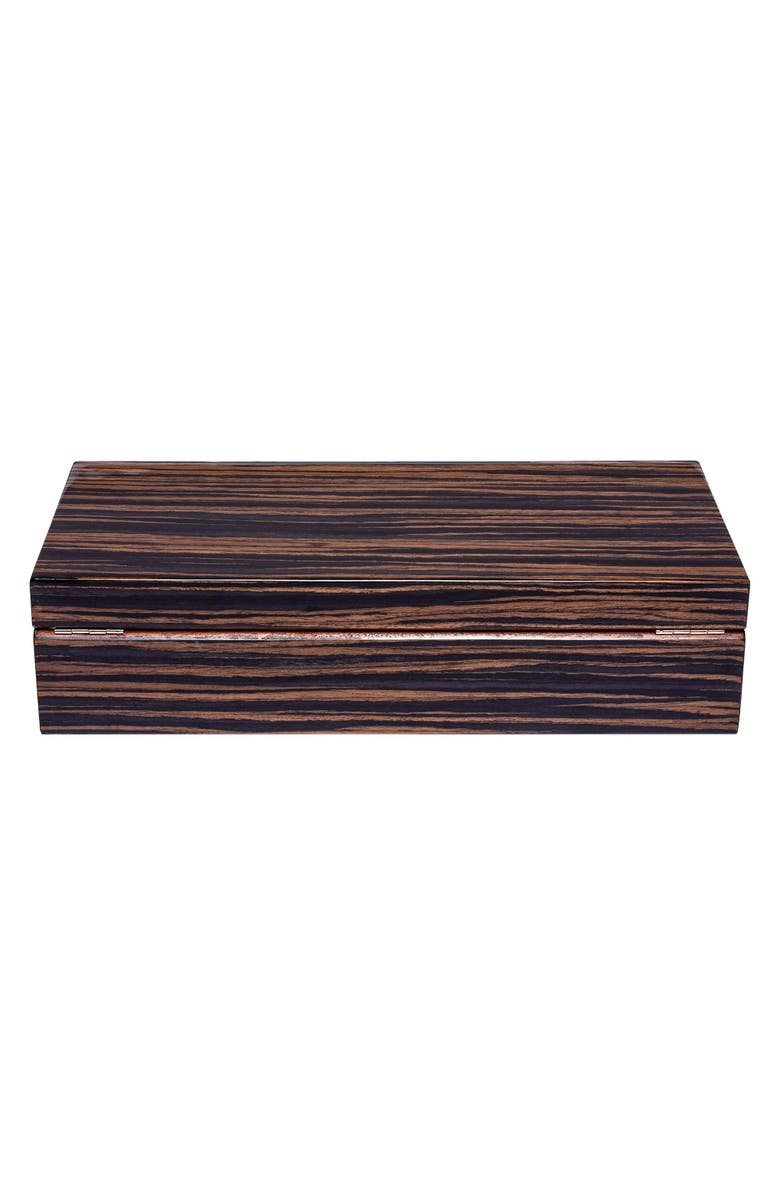 Rapport London HERITAGE FIVE WATCH BOX, Alternate, color, Macassar