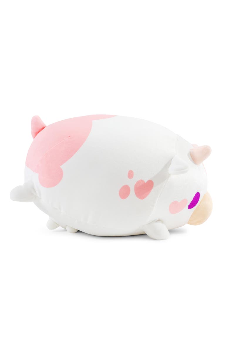 Toynk MochiOshis Cow 12-Inch Character Plush Toy, Alternate, color, Black/White
