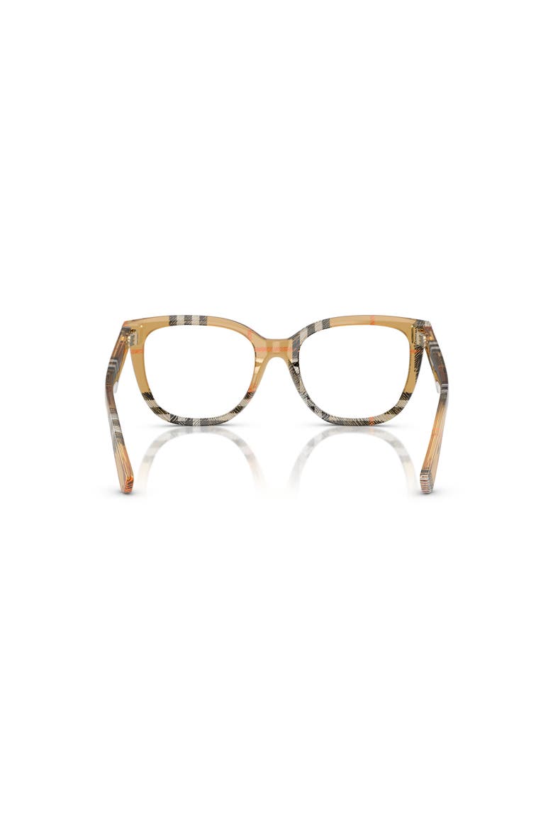 51mm Square optical glasses, Alternate, color, Brown