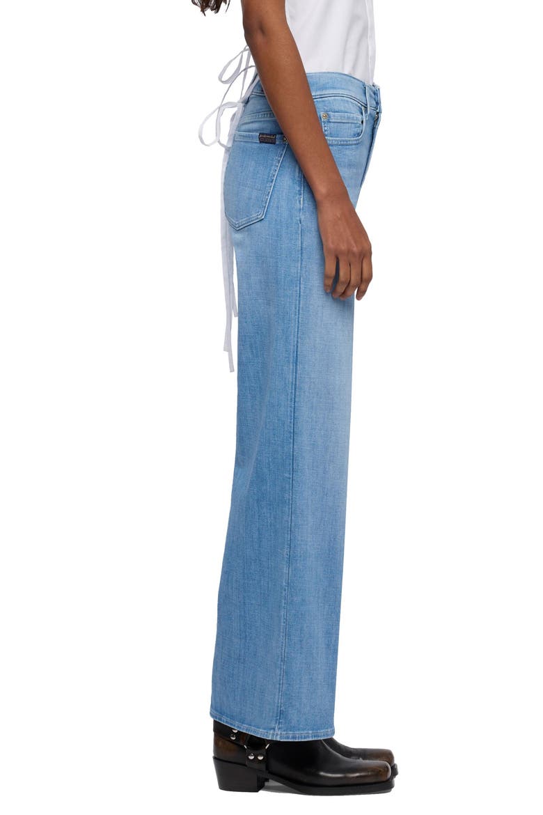 Lotta High Waist Ankle Wide Leg Jeans, Alternate, color, GLISTEN