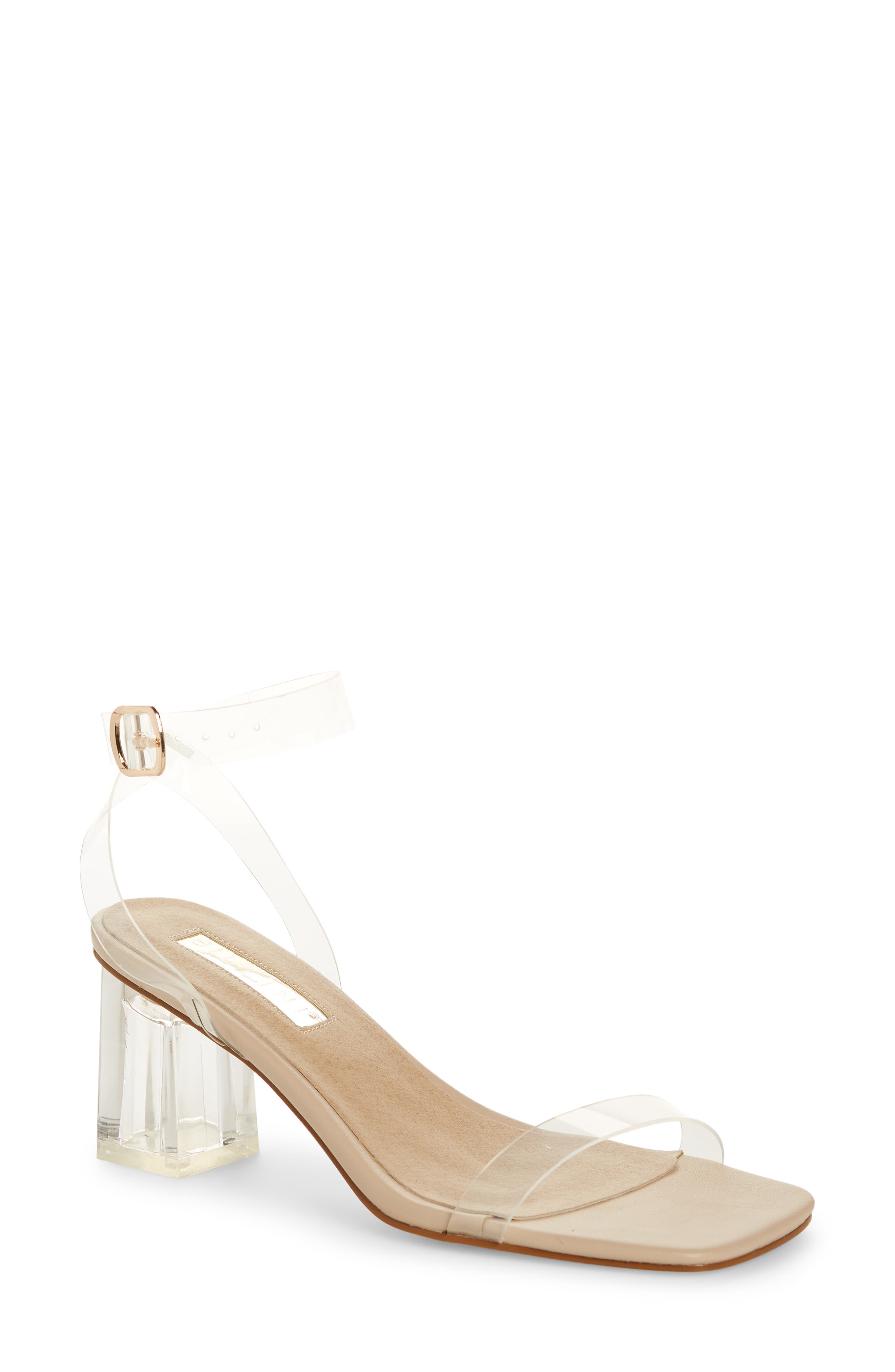 Billini Ukiah Clear Sandal, Main, color, 