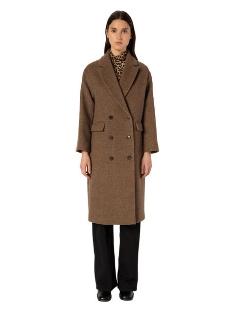 Mady Double-Breasted Midi Length Coat