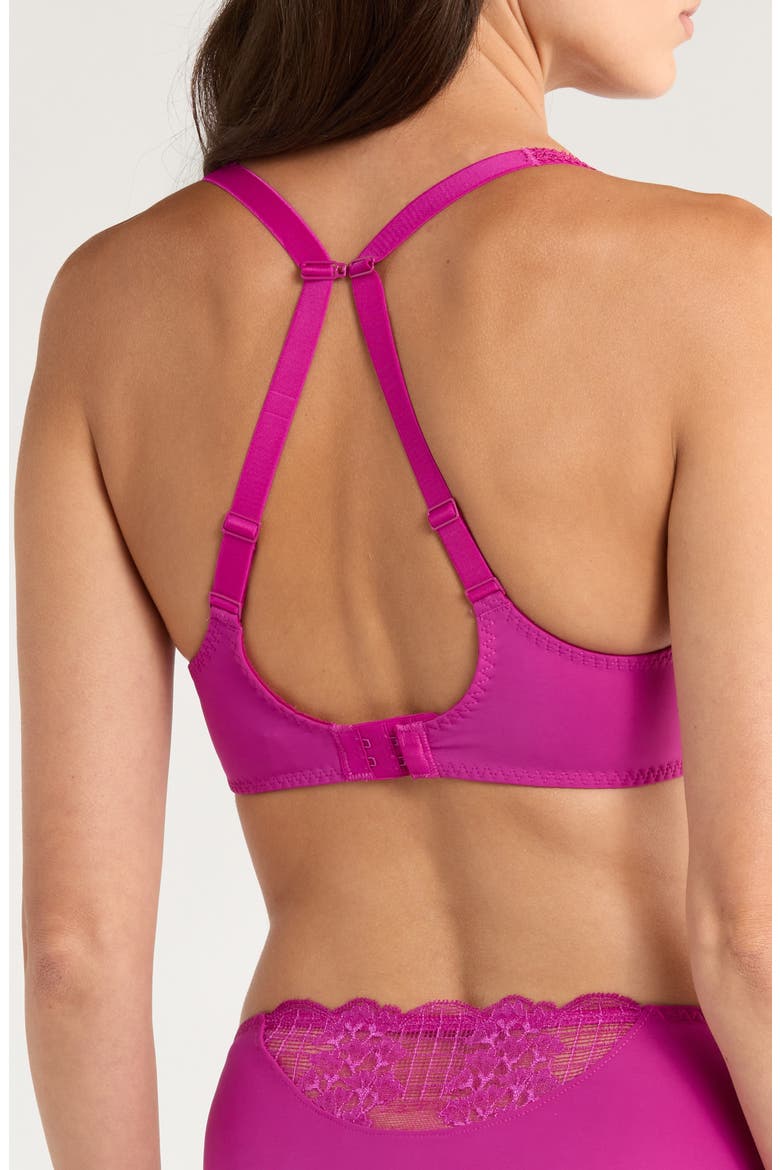 Reve Underwire 3D Plunge Bra, Alternate, color, AZALEA