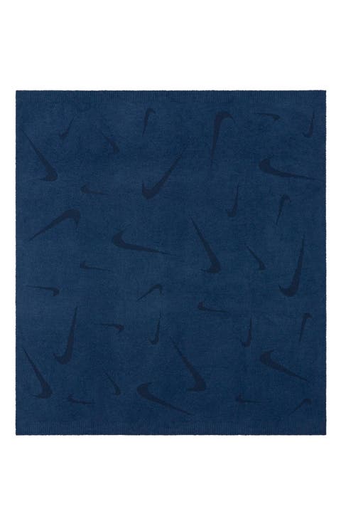 Swoosh Bouclé Throw Blanket