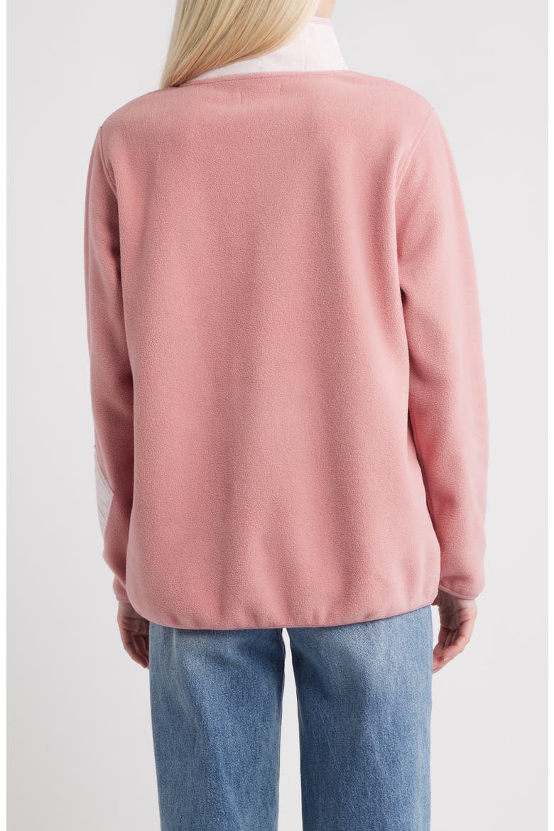 Ditsy Daisy Henley Pullover, Alternate, color, MAUVE