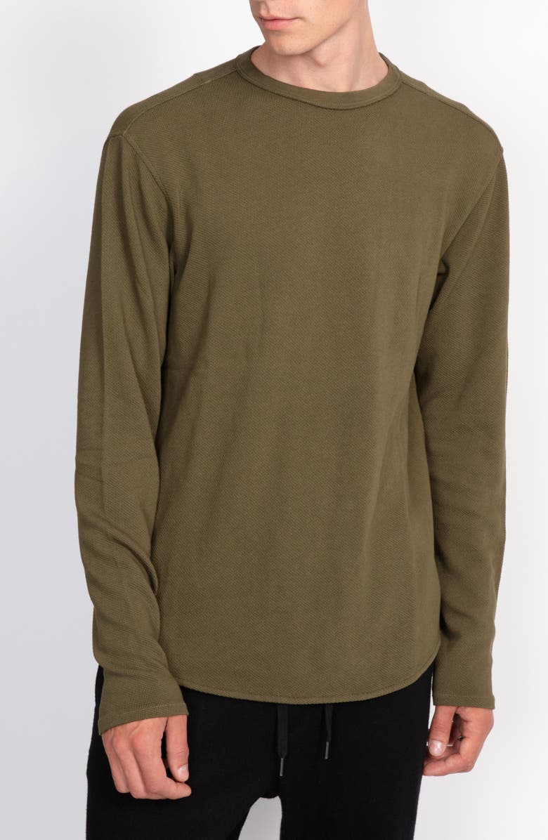 rag & bone Baron Crewneck Top, Alternate, color,
