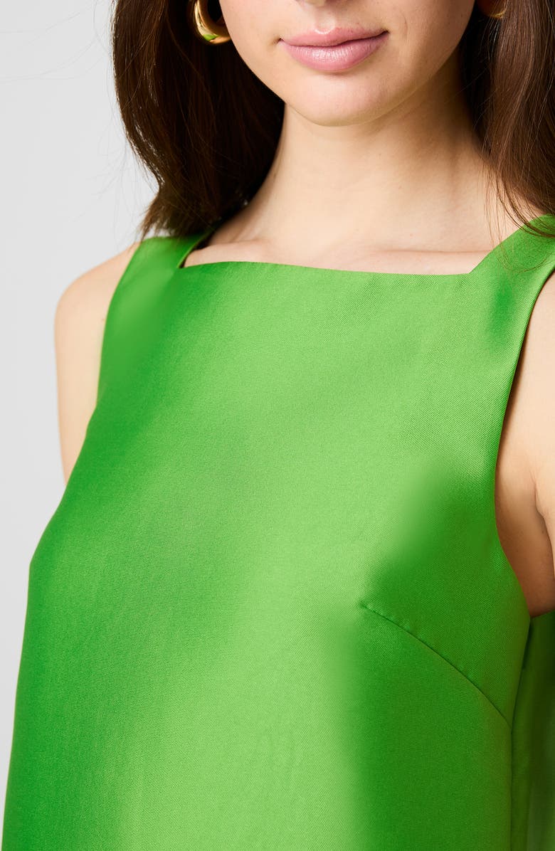 French Connection Structured Taffeta Sleeveless A-Line Top, Alternate, color, 