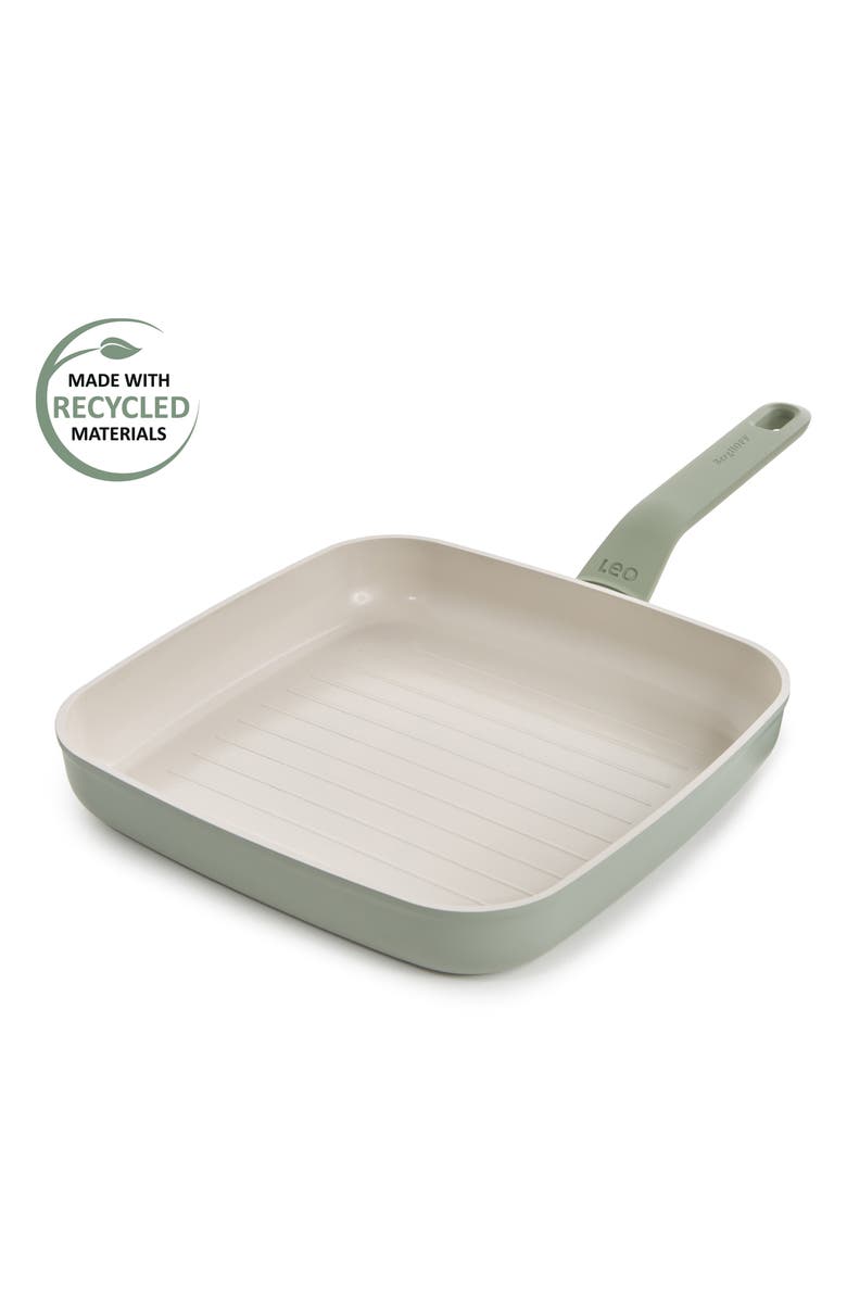 BergHOFF Leo Balance 10-Inch Square Grill Pan, Alternate, color, Sage