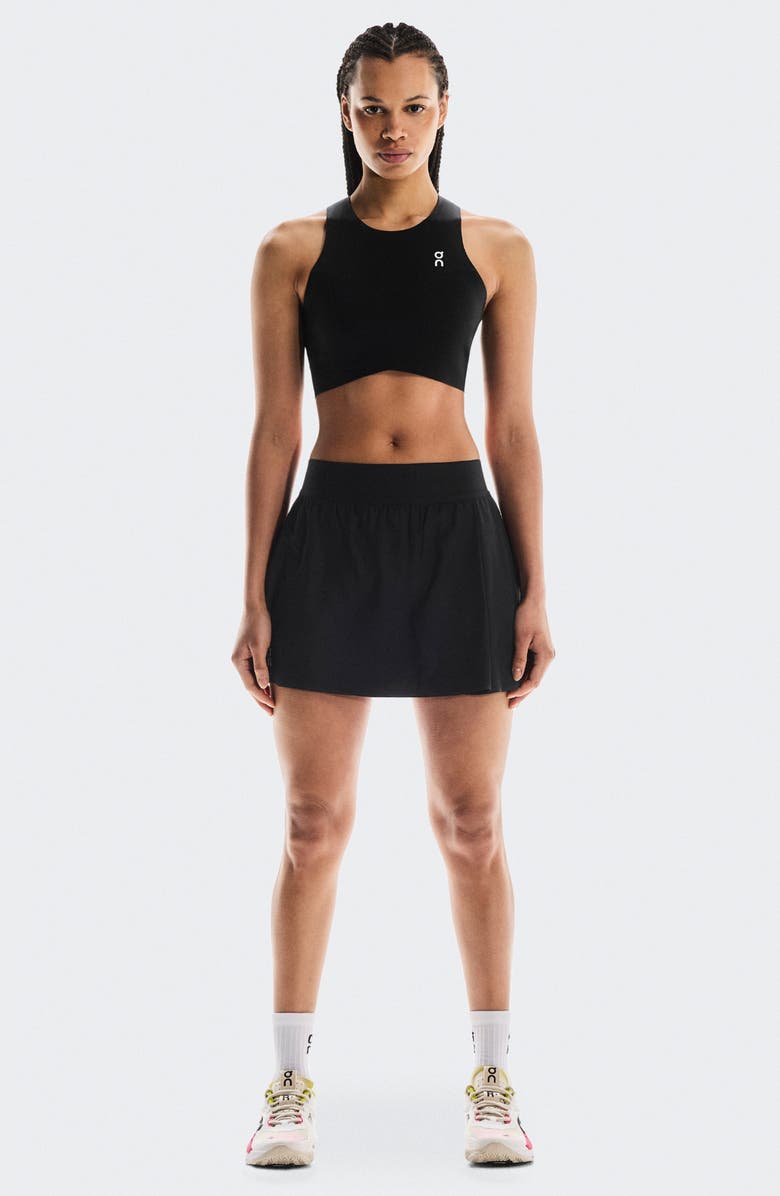 On Court Pleated Skort, Alternate, color, Black