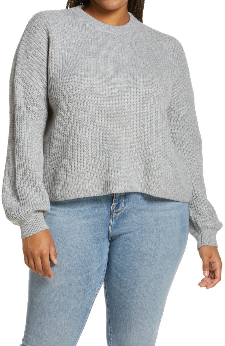 BP. Oversize Crewneck Sweater, Main, color,