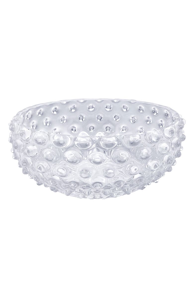 Mariposa Hobnob Decorative Vase, Main, color, Clear