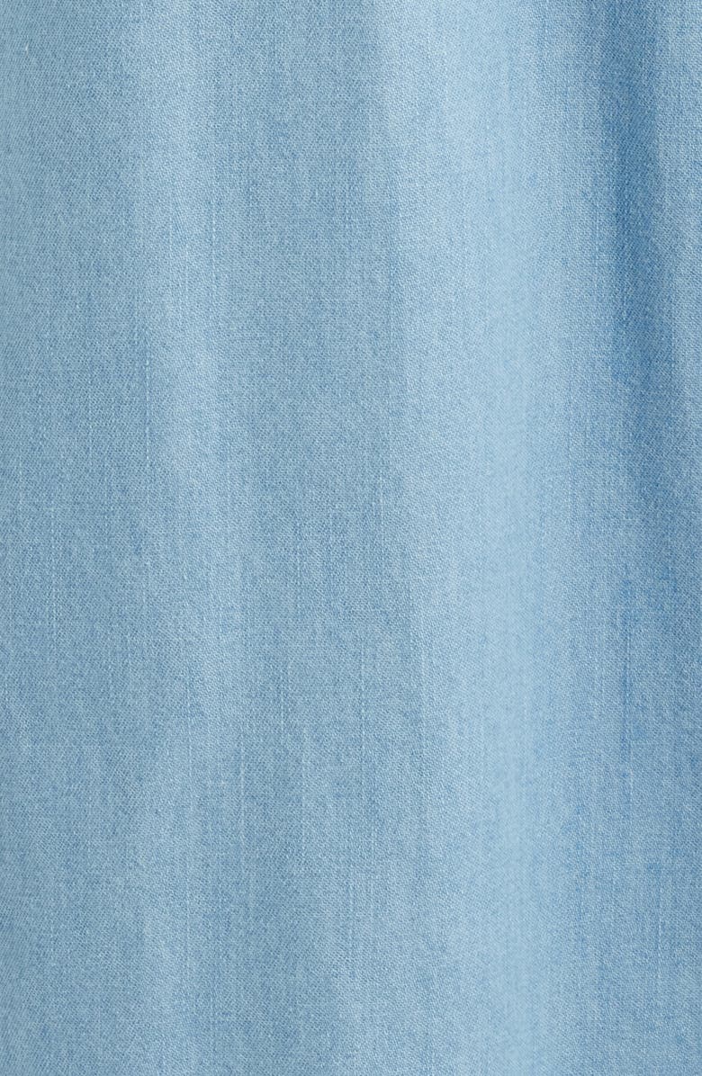 Eileen Fisher Organic Cotton Denim Dress, Alternate, color, Light Wash