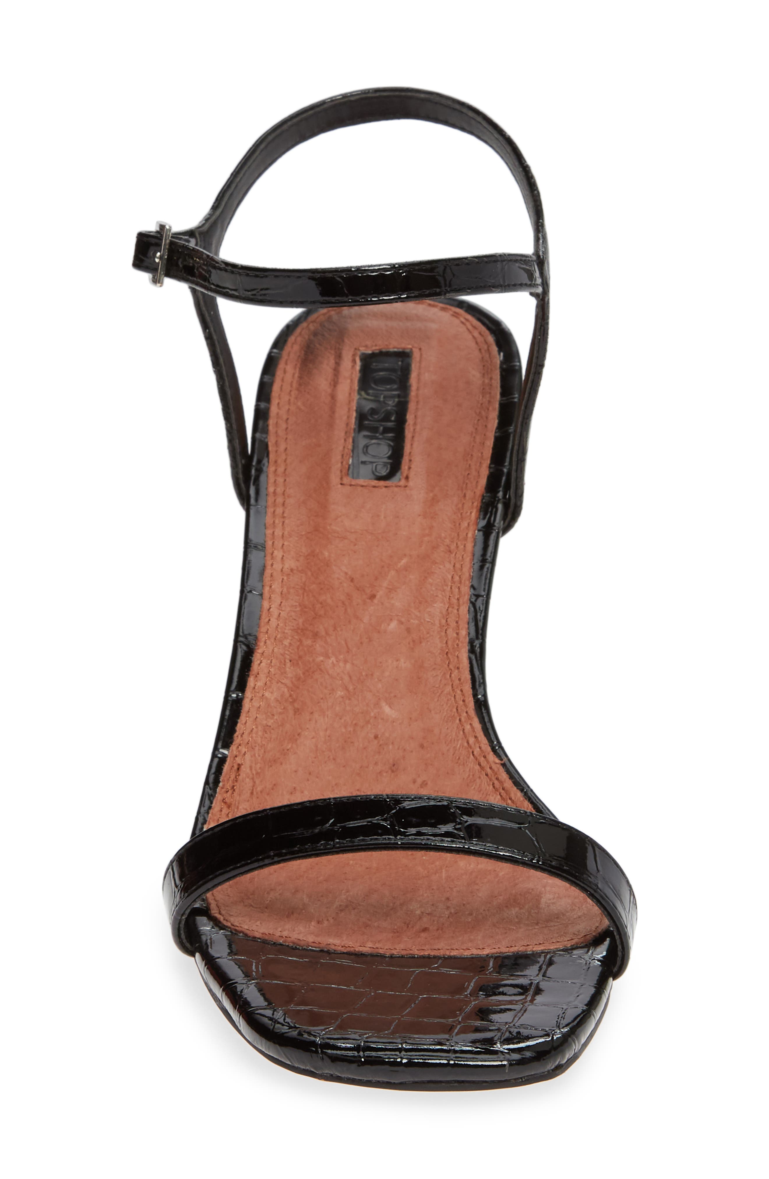 Topshop Remy Block Heel Sandal, Alternate, color, 