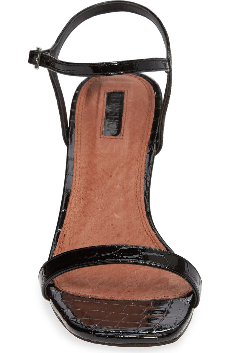 Topshop Remy Block Heel Sandal, Alternate, color,