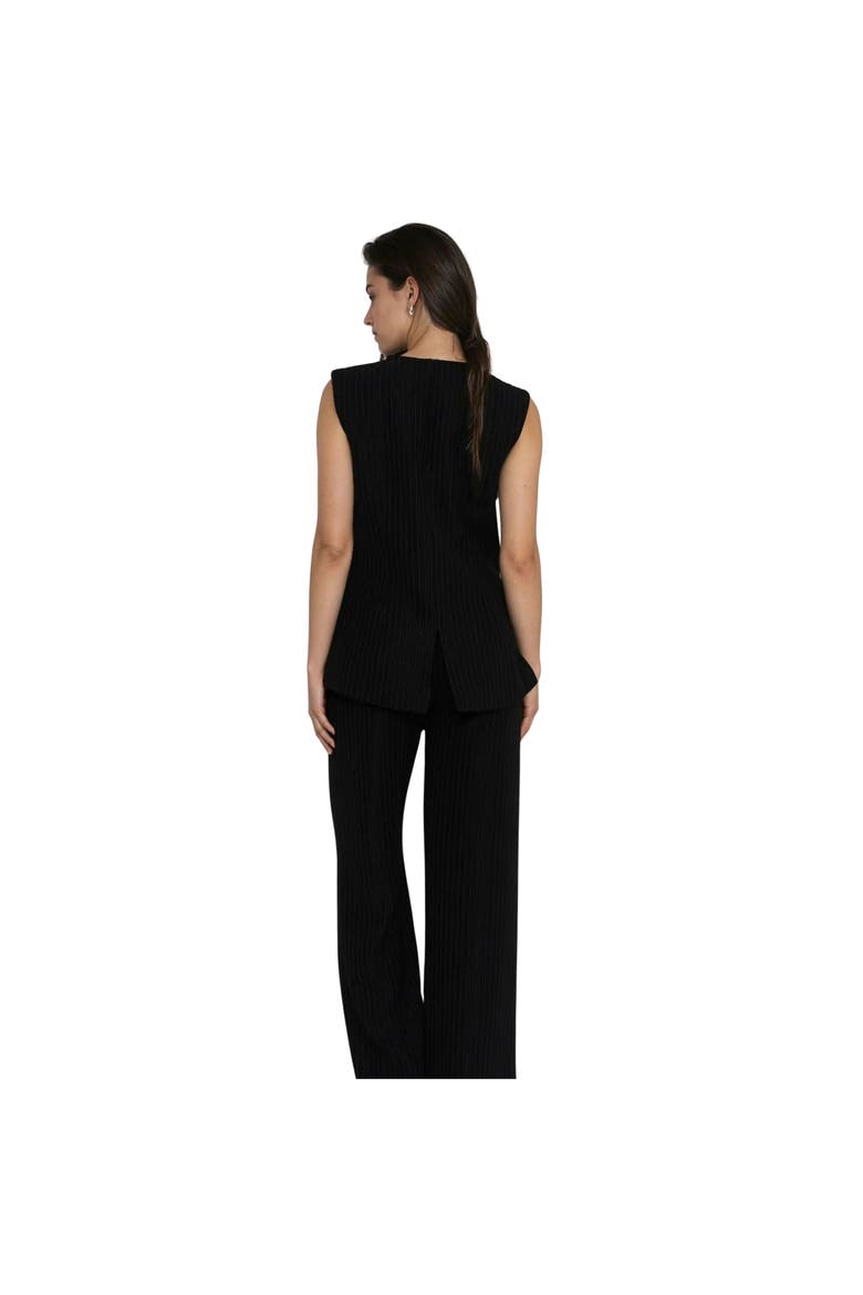 Hirea Vest Coat, Alternate, color, BLACK