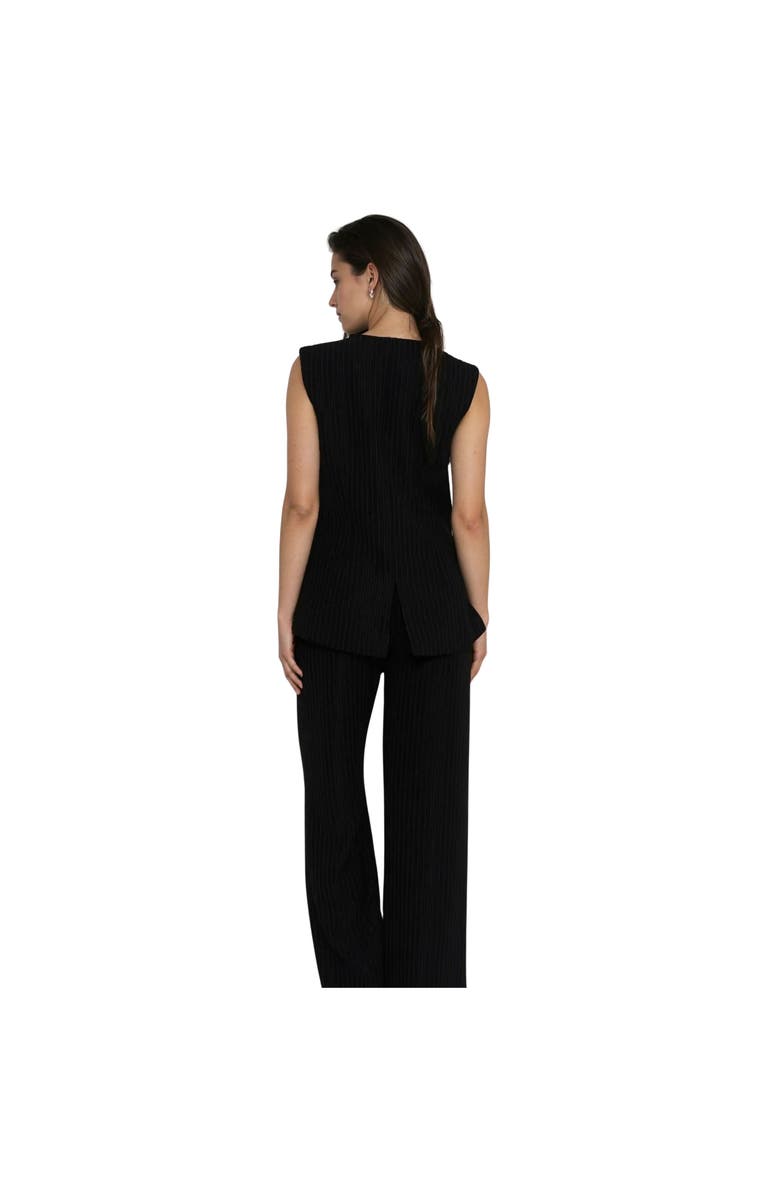 AKALIA Hirea Vest Coat, Alternate, color, Black