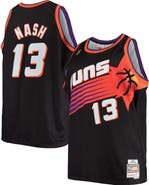 Mitchell & Ness Men's Mitchell & Ness Steve Nash Black Phoenix Suns 1996/97 Big & Tall Hardwood Classics Swingman Jersey
