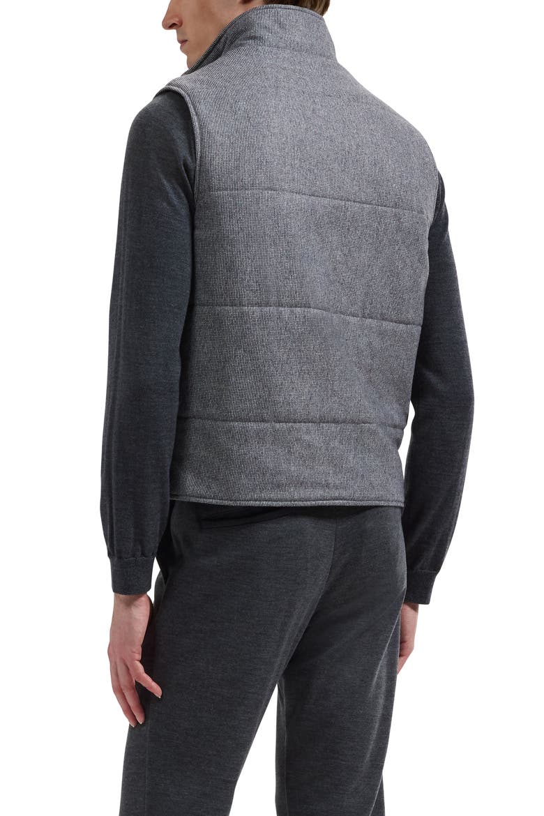 Wool Blend Padded Vest, Alternate, color, STONE