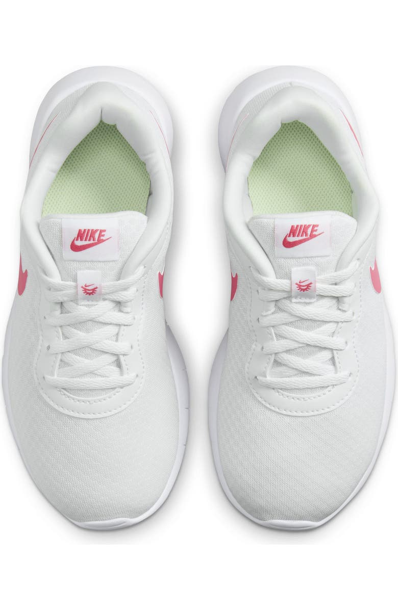 Nike Kids' Tanjun EZ Sneaker, Alternate, color, White/ Volt/ Black/ Pink