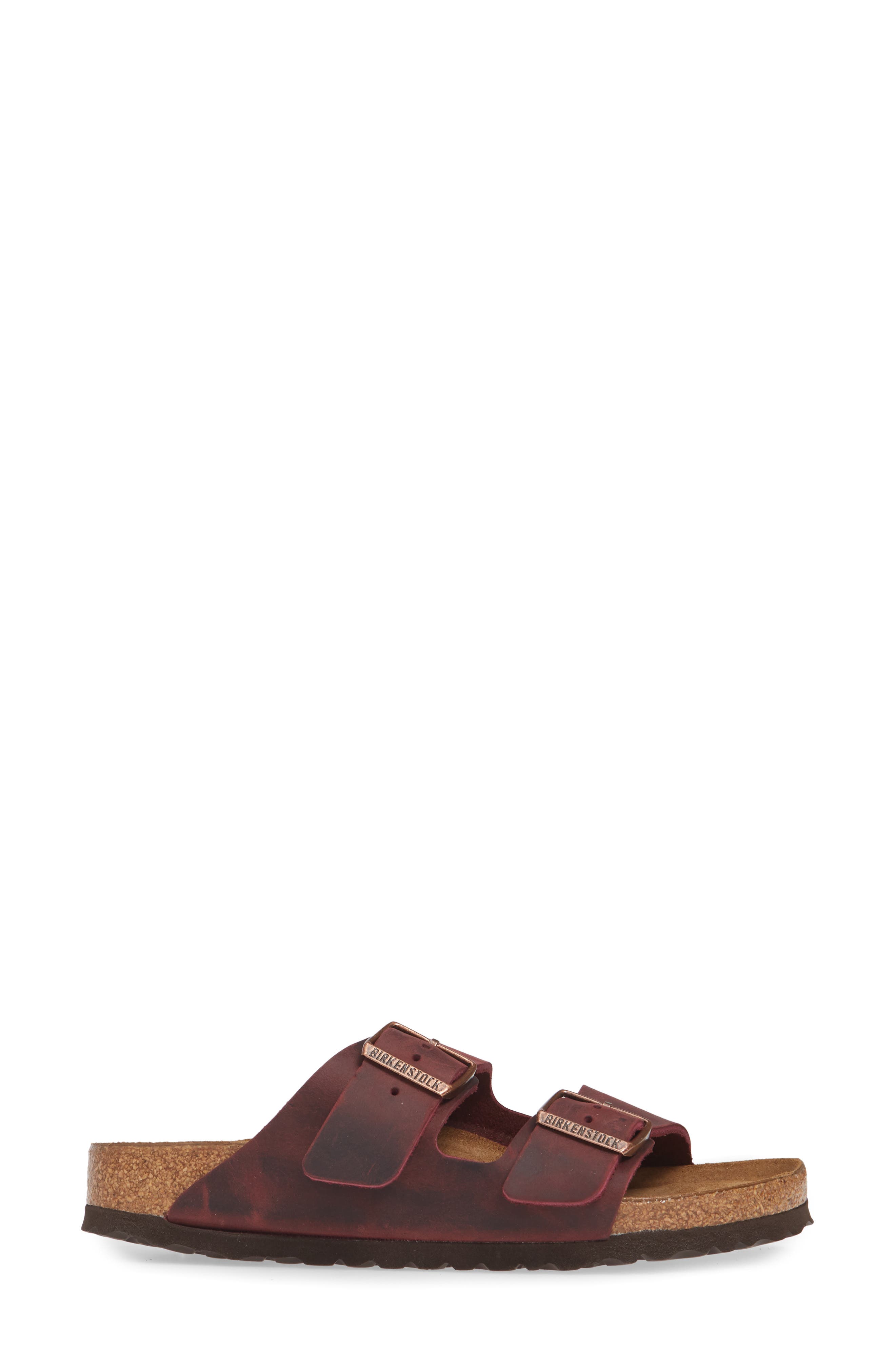 Arizona Soft Footbed Sandal, Alternate, color, ZINFANDEL OILED LEATHER