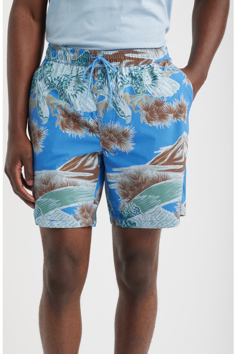 Rainier Everyday Hybrid Shorts, Main, color, BLUE SKY RAINIER