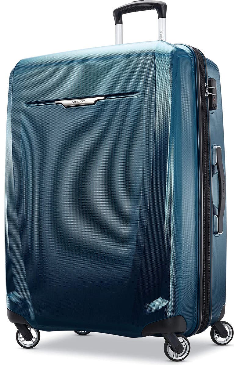 Samsonite Winfield 3 DLX 3-Piece Set Spinner, Alternate, color, Navy