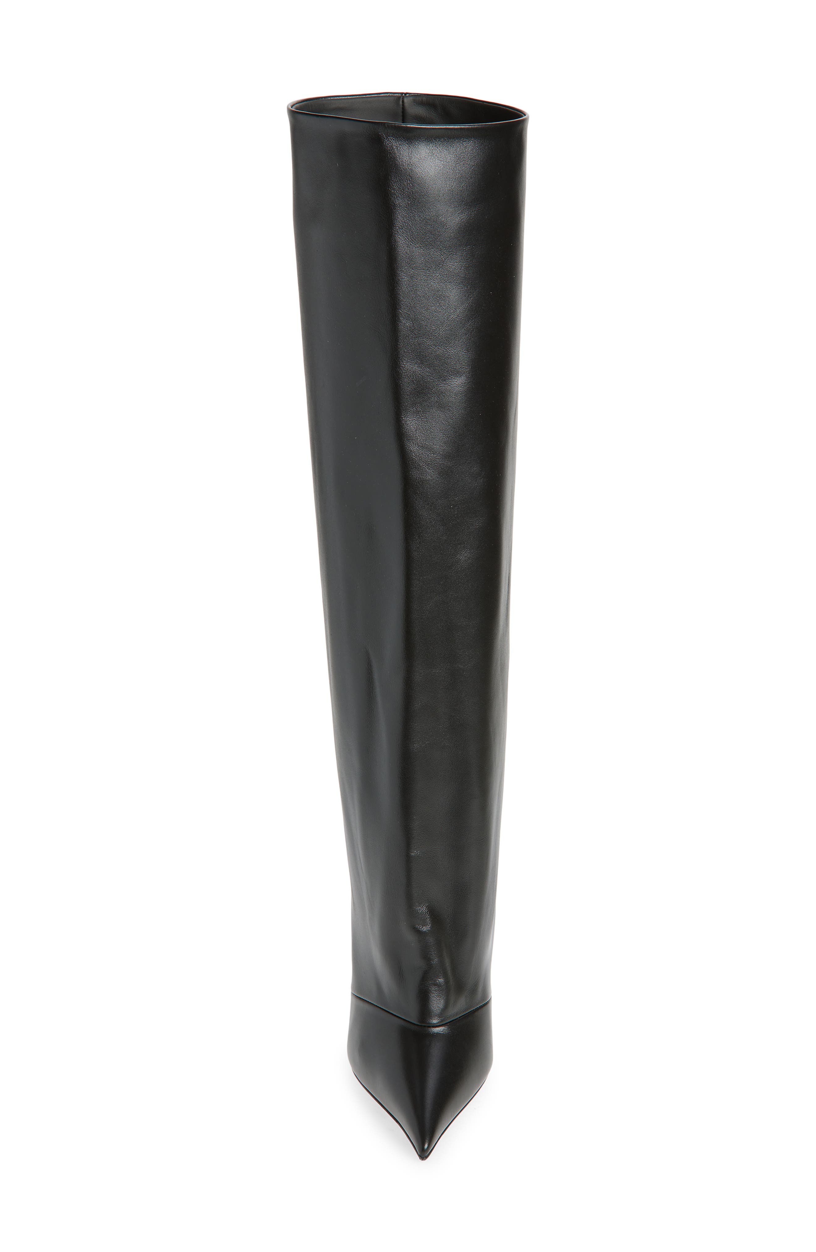 Dolce&Gabbana Devotion Knee High Boot, Alternate, color, 80999 Nero