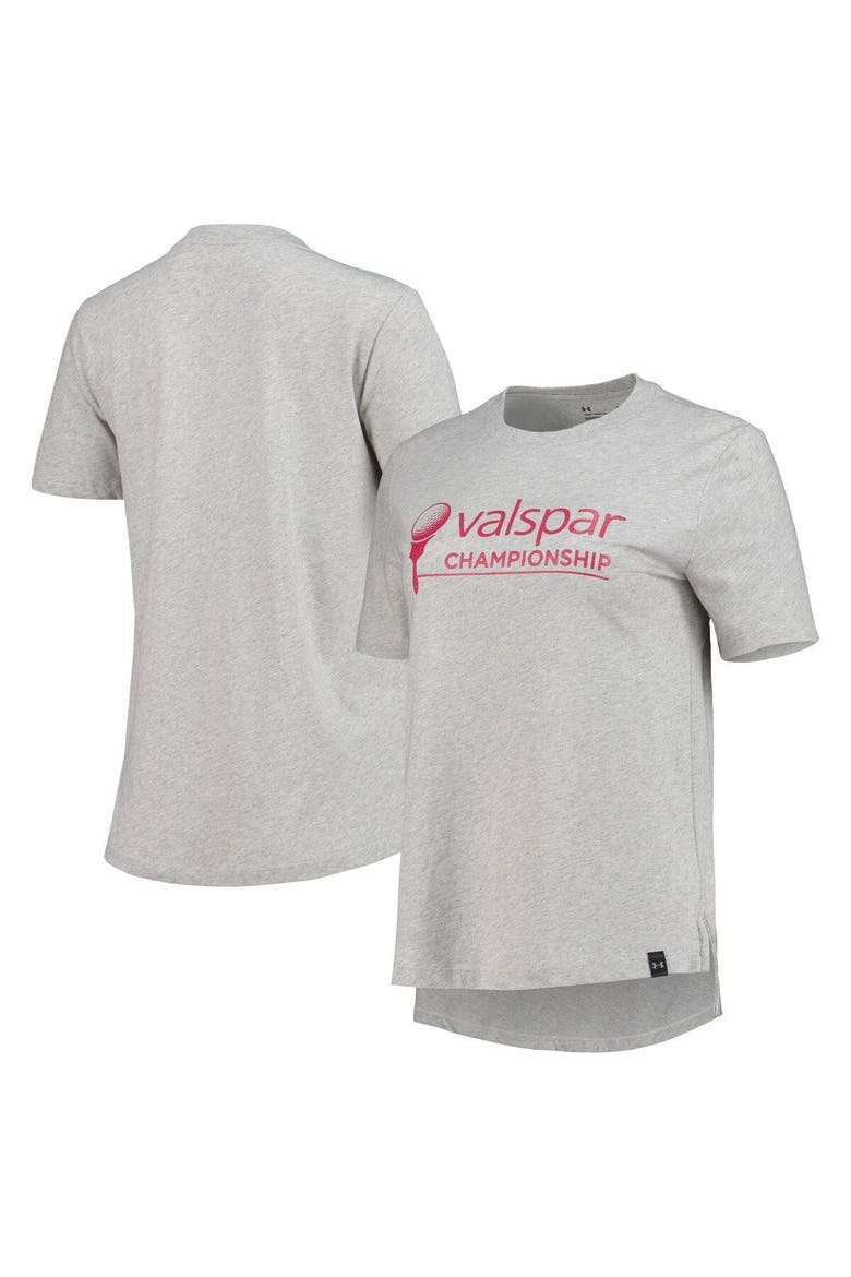Men's Under Armour Gray Valspar Championship Performance T-Shirt, Main, color, Gray