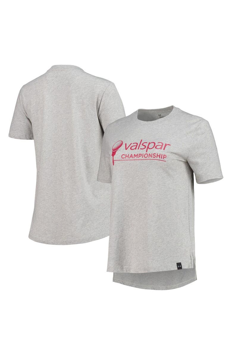 Under Armour Men's Under Armour Gray Valspar Championship Performance T-Shirt, Main, color, Gray