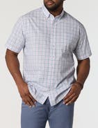 Oak Hill by DXL Big & Tall Large Plaid Tech Sport Shirt V2