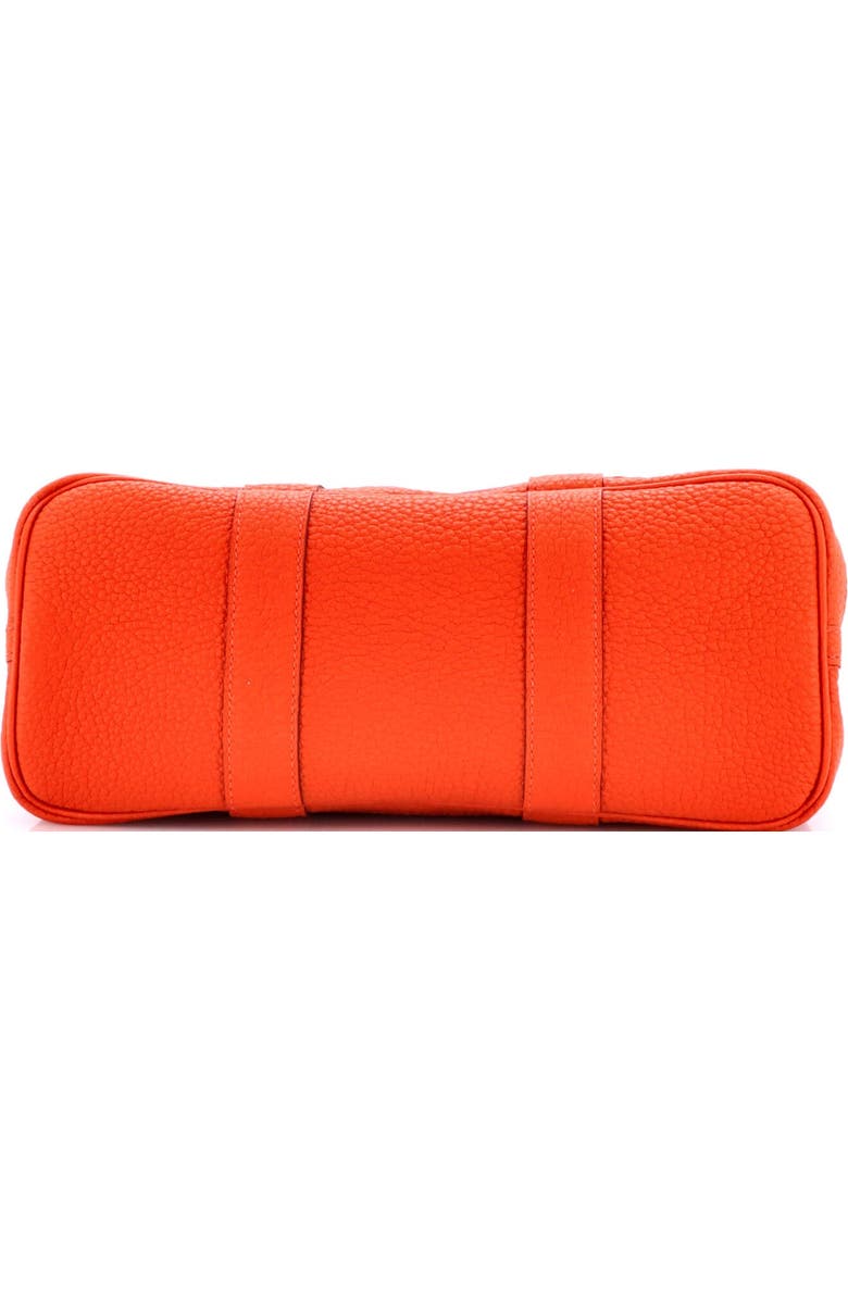 Pre-Owned Hermes Garden Party Tote Toile and Leather 30, Alternate, color, Rouge Grenat