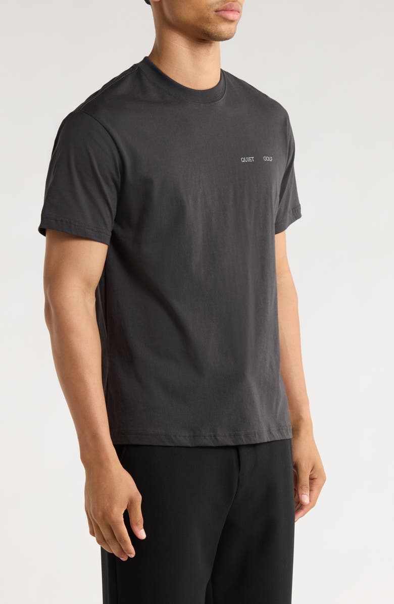 Quiet Golf Grass Types Cotton T-Shirt, Alternate, color, Black