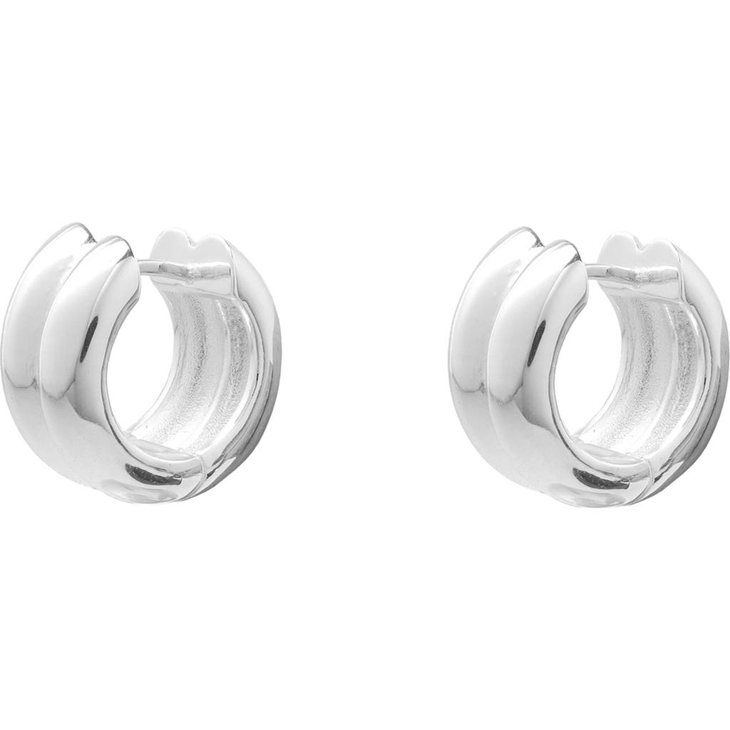 Eliou Uma Earrings In Silver Plated In Metallic