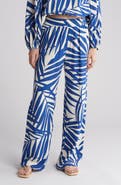Gemma + Jane Palm Print Pull-On Pants