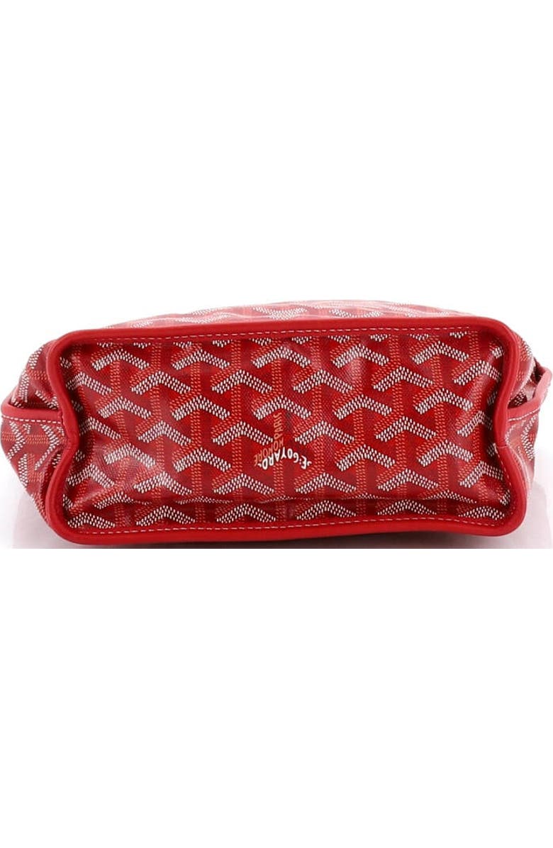 Pre-Owned Goyard Anjou Reversible Tote Coated Canvas Mini, Alternate, color, Red