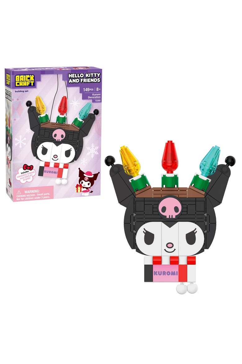 Hello Kitty Kuromi Decoration Building Set, Main, color, Pink