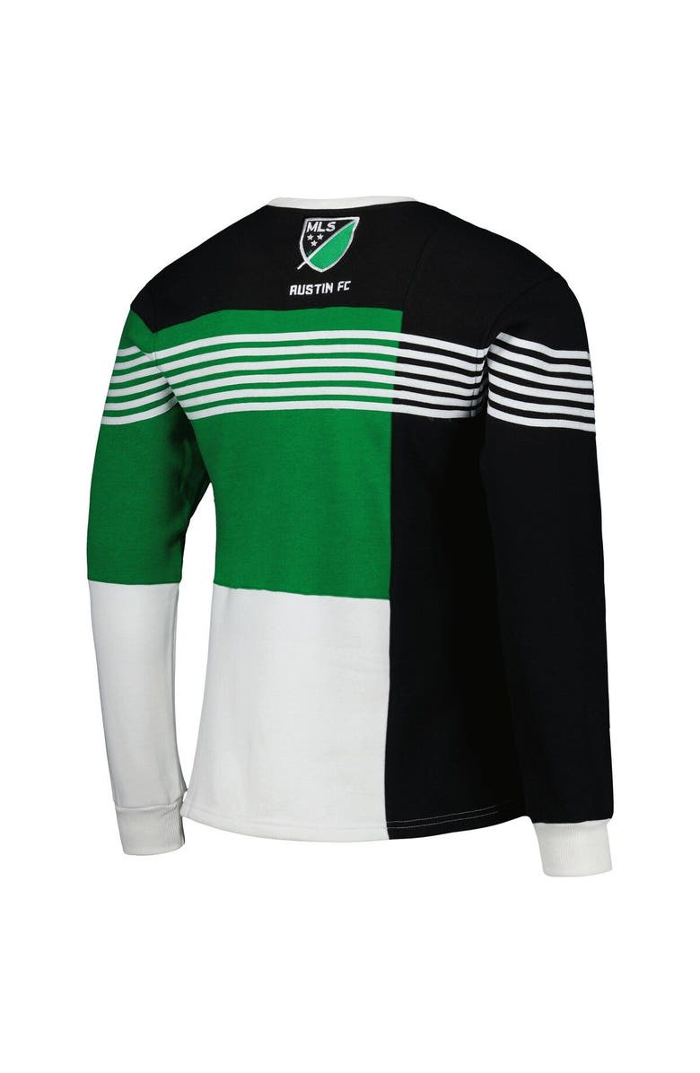 GRUNGY GENTLEMAN Men's Black Austin FC Logo Pullover Sweatshirt, Alternate, color, Black