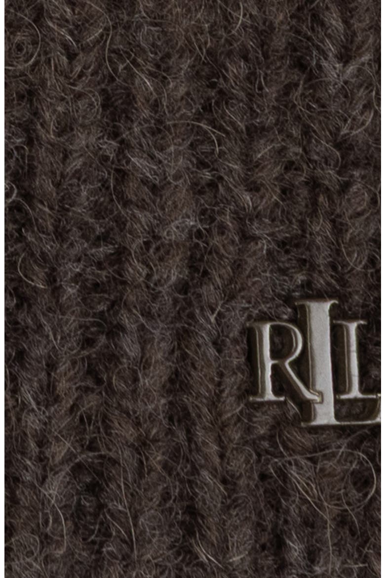 Ocelot Pattern Knit Beanie, Alternate, color, ABSTRACT/ DK BROWN