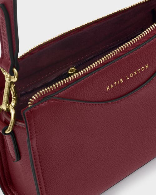 Katie Loxton Alba Crossbody Bag In Burgundy