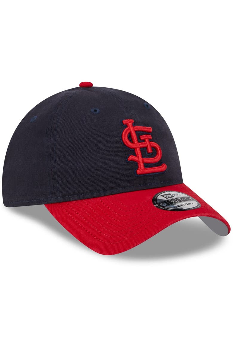 Men's New Era  Navy St. Louis Cardinals 2024 Batting Practice 9TWENTY Adjustable Hat, Alternate, color, Navy
