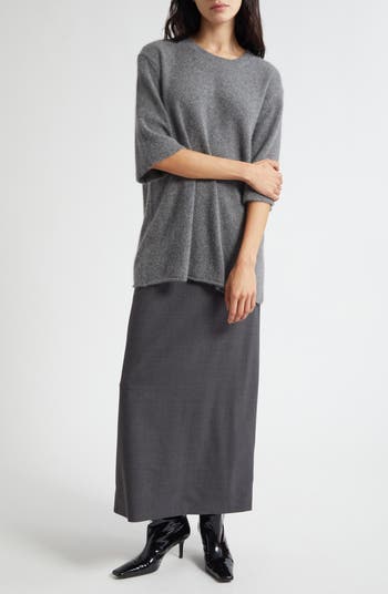 Raven Mercerized Wool & Yak Hair Blend Sweater