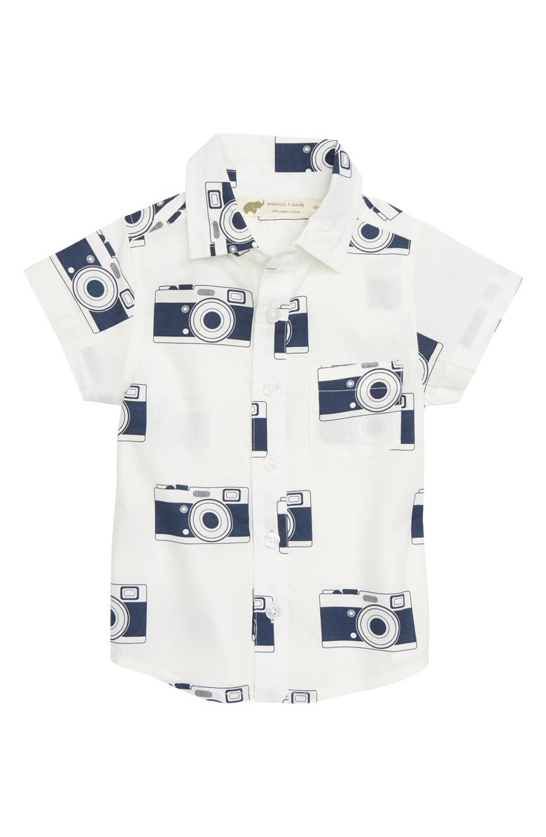 Monica + Andy Organic Cotton Oxford Shirt, Main, color, 