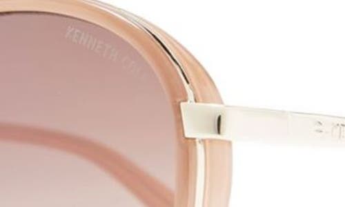 Kenneth Cole 53mm Round Sunglasses