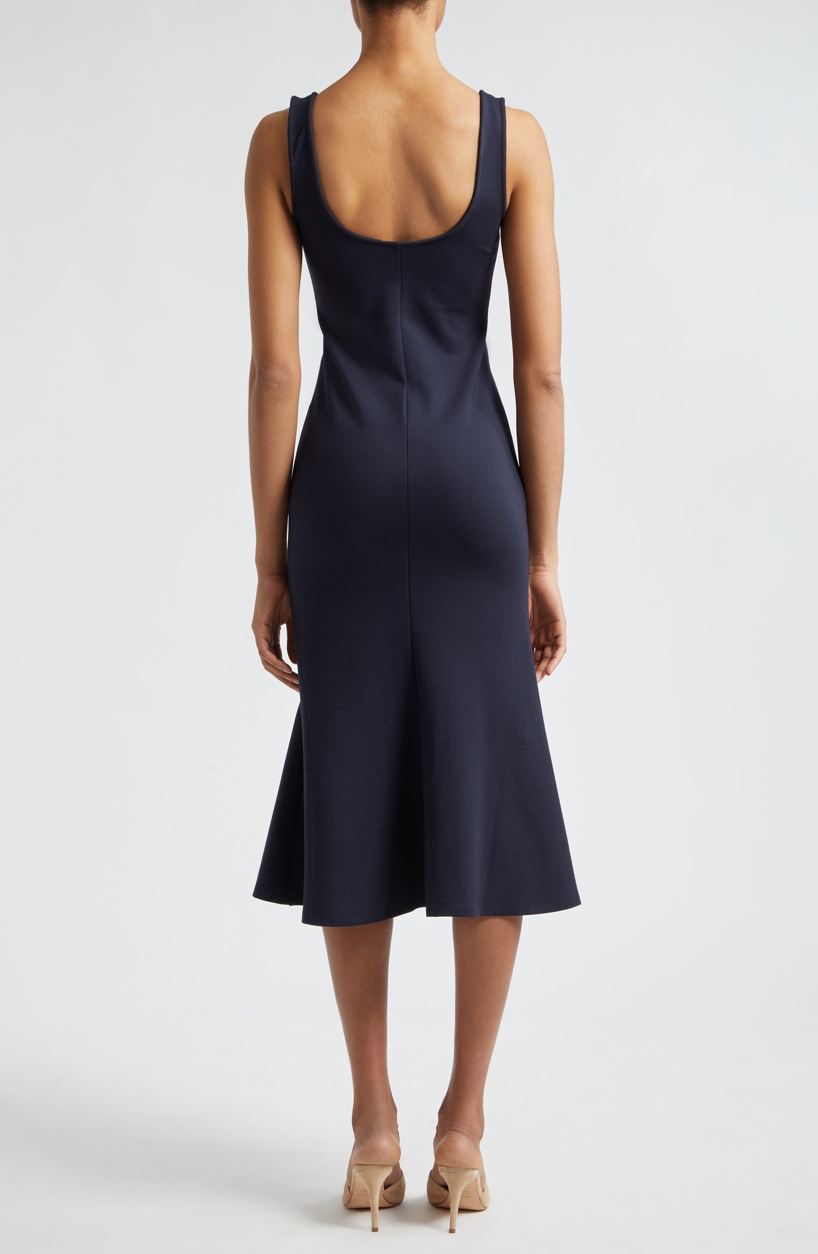 Bisous Flared Midi Dress - image 2